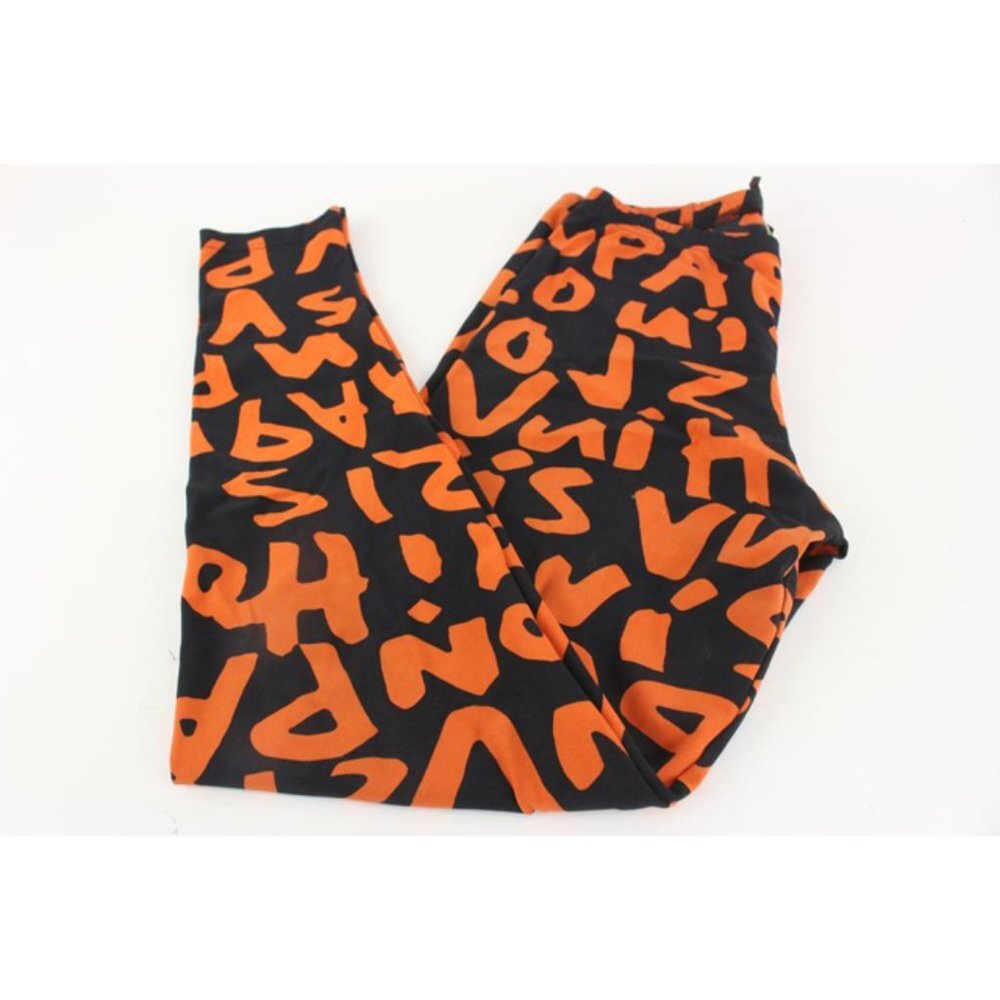 Louis Vuitton Women's Size 40 Stephen Sprouse Orange Graffiti Leggings 126LV50